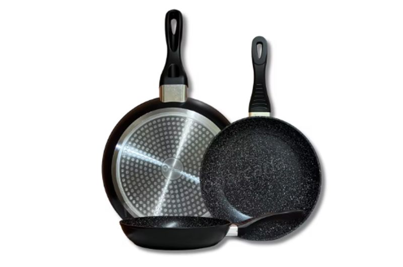 Set de 3 Sartenes Elite Negro
