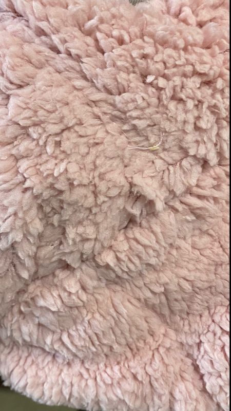 Manta con sherpa - Visón Rosa