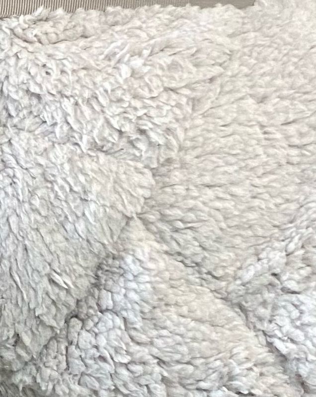 Manta con sherpa - Visón Gris