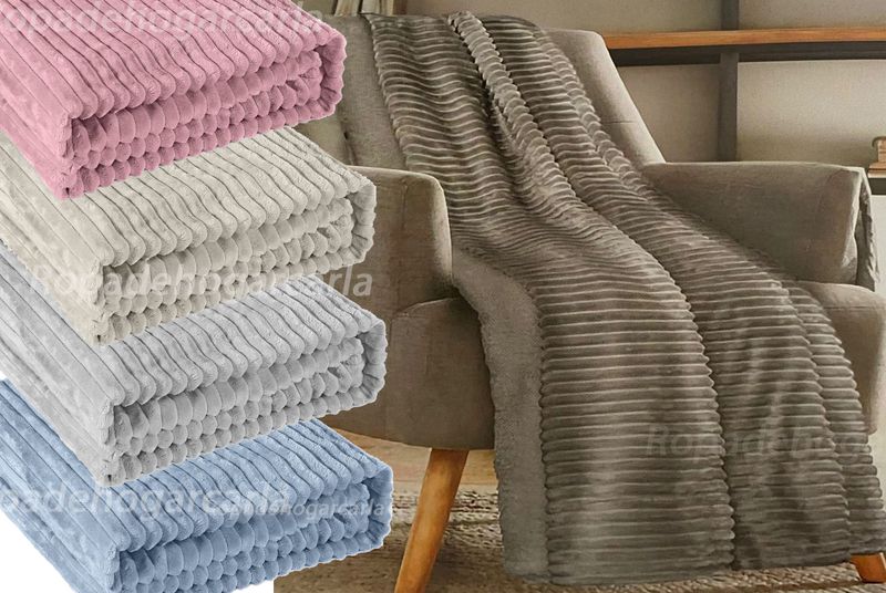 Manta Plaid con Sherpa - Serena New Makay