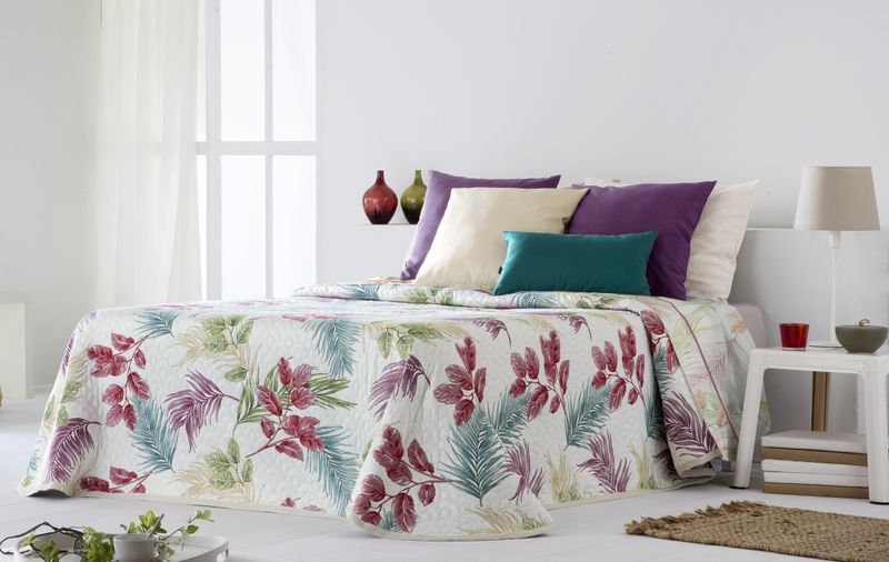 Colcha capa Segra coral