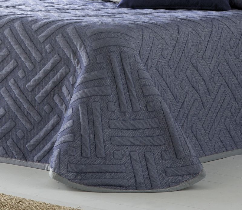Colcha capa Vento - Indigo