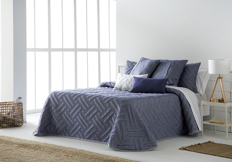 Colcha capa Vento - Indigo