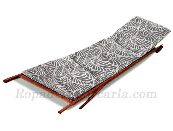 Tumbona piscina gris