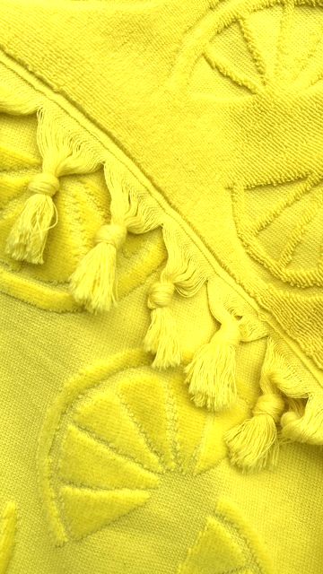 Toallas de algodón limones