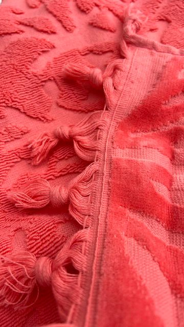 Toalla de Algodón Coral