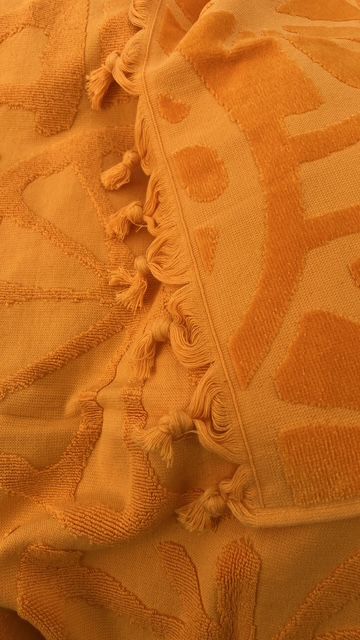 Toalla de rizo naranja