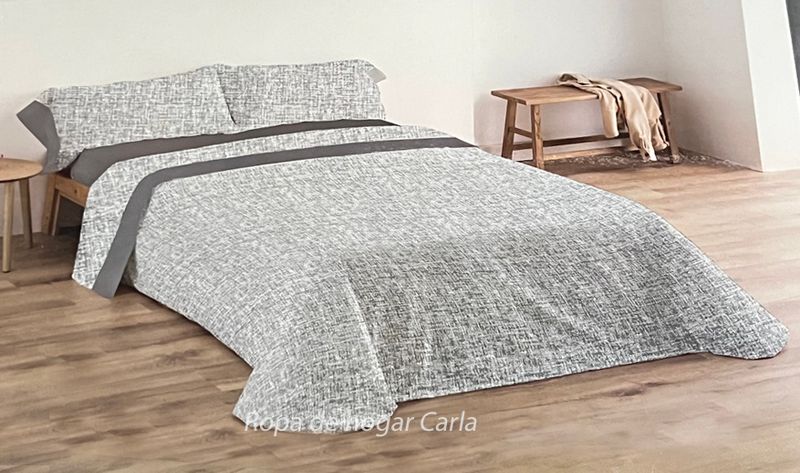Juego de Sábanas Falset- Ceniza