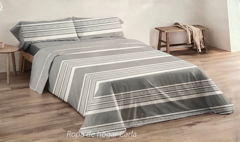 Juego de Sábanas Line - Gris