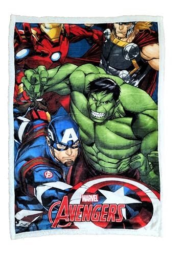 Disney Manta Sedalina Sherpa Avengers 100x140cm