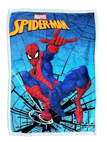 Disney Manta Sedalina Sherpa Spiderman 100x140cm