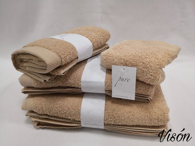 Toalla Pure de rizo - Ducha 70x140 cm