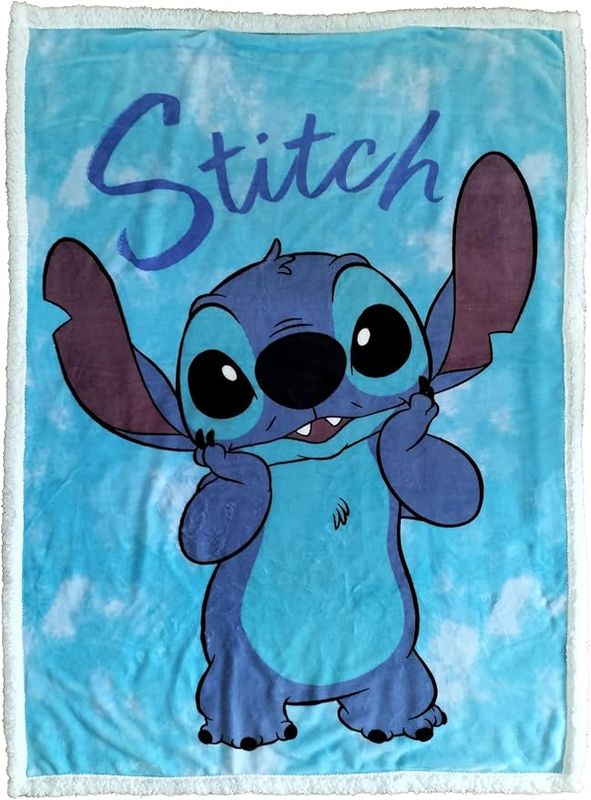 Disney Manta Sedalina Sherpa Stitch 100x140cm