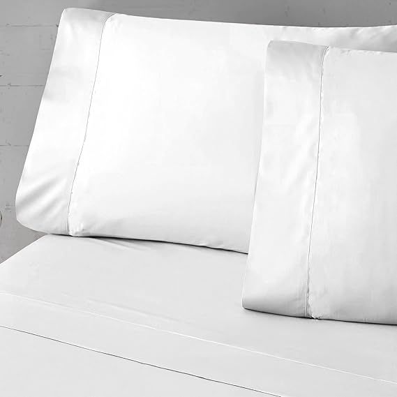 Juego de sábanas Bambú 300 hilos-Blanco