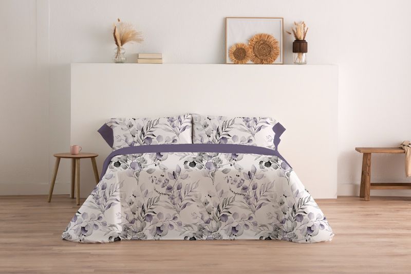 Juego de Sábanas - Flora berengena