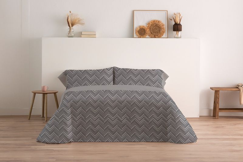 Juego de Sábanas - Geo Gris