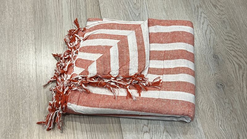 Colcha Foular Marinero Naranja