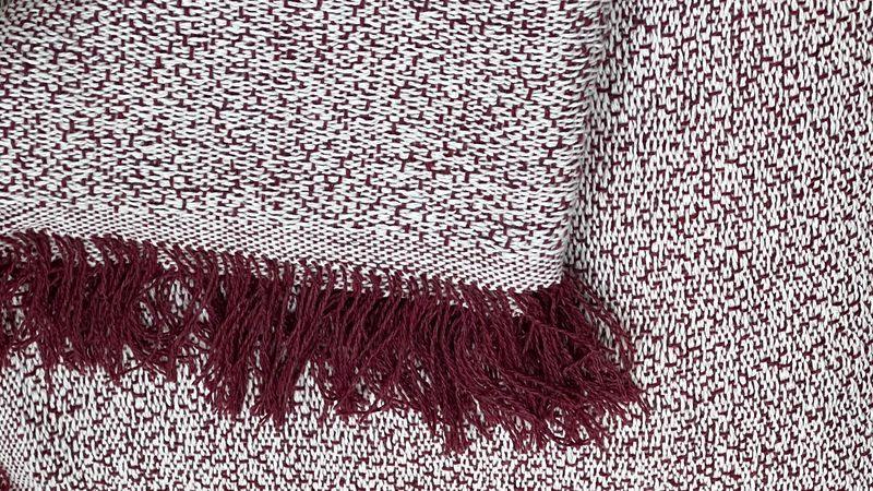 Colcha Foular Jazmin rojo