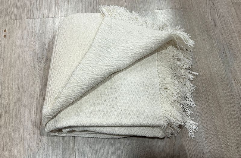 Colcha Foular Jazmin Blanco