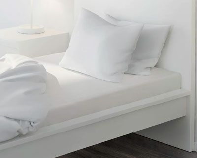 Sábana Bajera Mini, Cuna y Maxi - Blanca