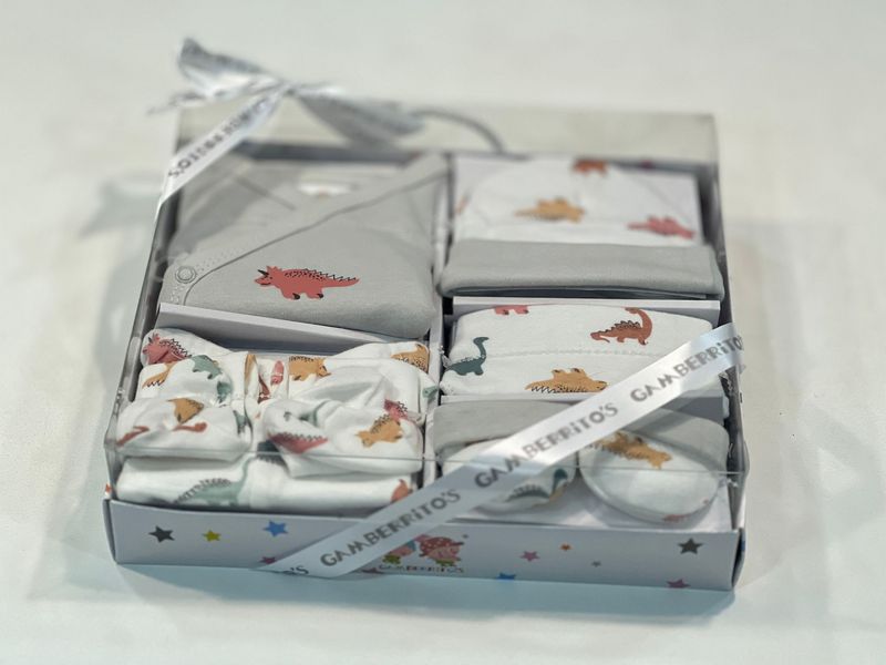 Conjunto Primera Puesta 5pzas Gris