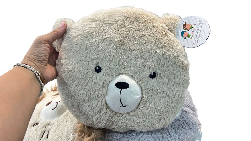 Cabeza de Cojín Infantil Peluche