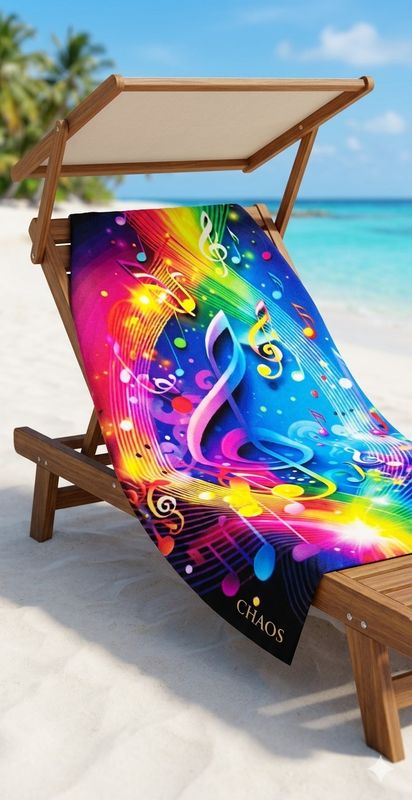 Toalla Micro Fibra Musica
