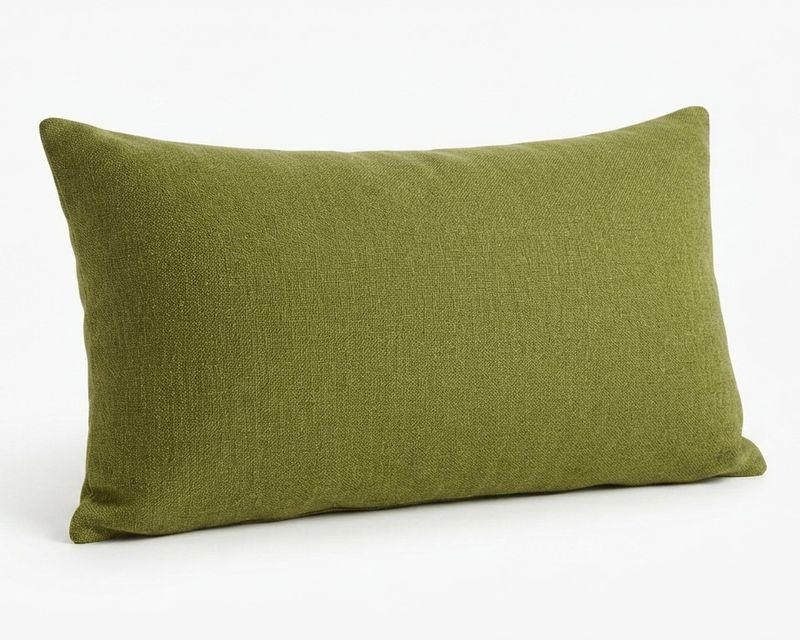 Funda de Cojín Basic Loneta Verde