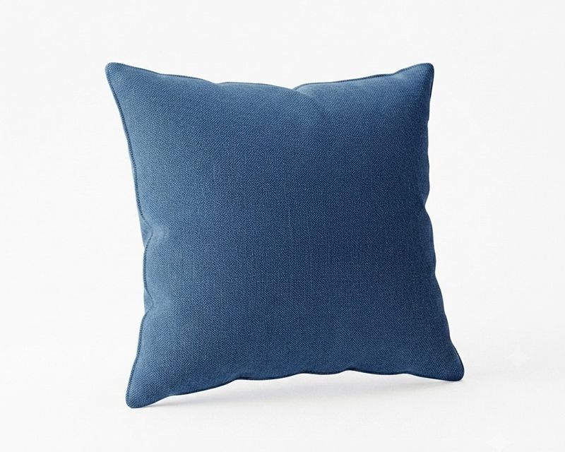 Funda de Cojín Basic Loneta Azul