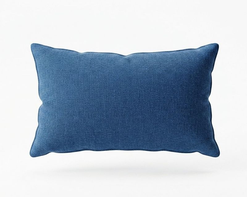 Funda de Cojín Basic Loneta Azul