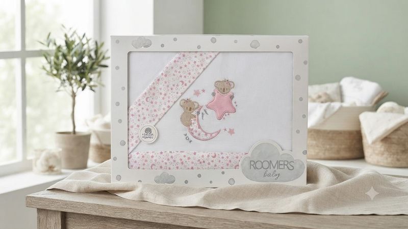 Sábanas Cuna Bebé Koala Rosa