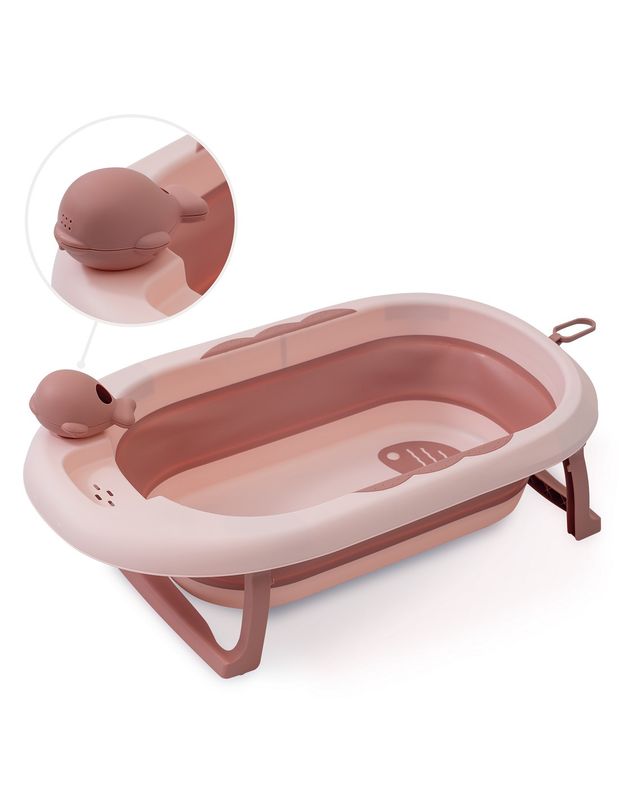Bañera plegable para bebé con patas antideslizantes