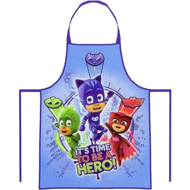 Delantal Infantil PJ Masks con Sombrero de Cocinero | 3-8 Años