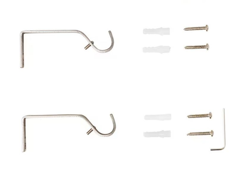 Barra de Cortina Extensible Metálica con Terminal Cilíndrico de Brillantes – Medida 120-210 cm (Grosor 20/28 mm)