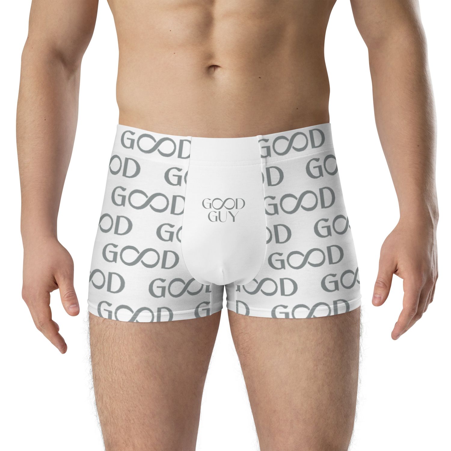 Boxer Briefs - All over Grey G∞D Guy