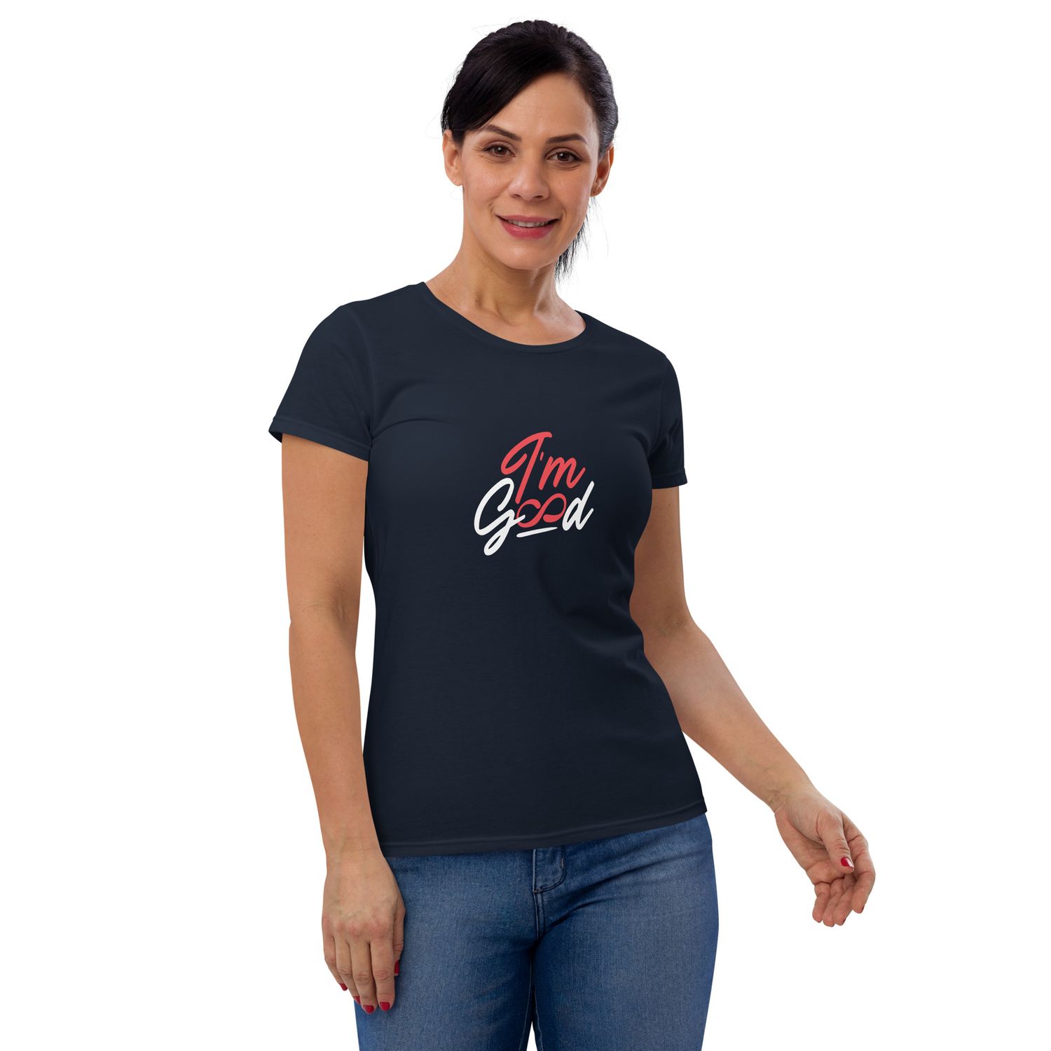 Women&#39;s short sleeve t-shirt - I&#39;m G∞D