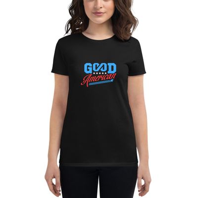 Women&#39;s short sleeve t-shirt - G∞D American