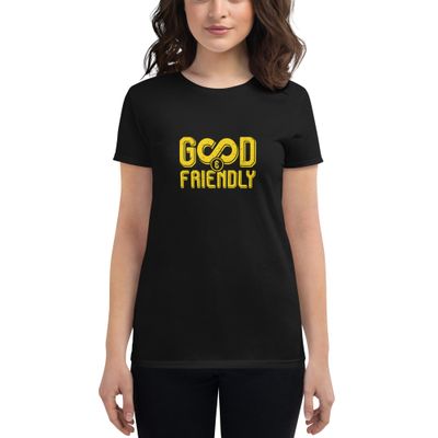 Women&#39;s short sleeve t-shirt - G∞D &amp; Friendly