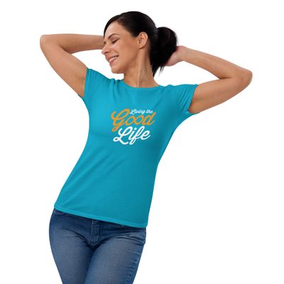 Women&#39;s short sleeve t-shirt - Living the G∞D Life