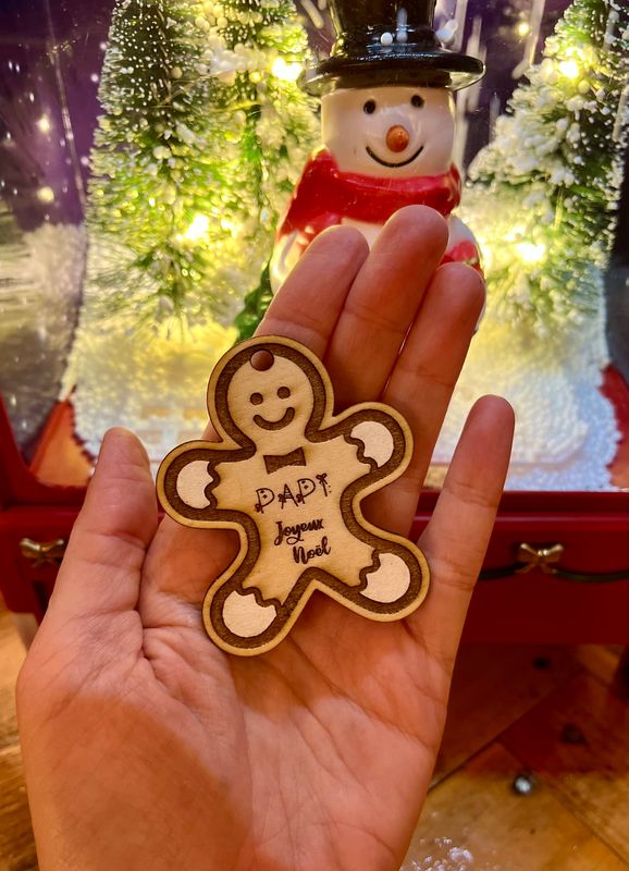 Marque place / petite suspension Pain d'épice