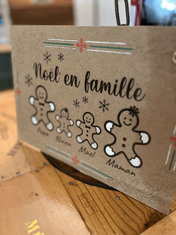 Panneau Famille Pain d'épices