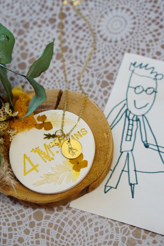 Collier Dessin d'enfant