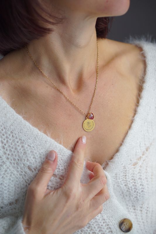 Collier Maman 🌹 « Une rose qui ne fane jamais »