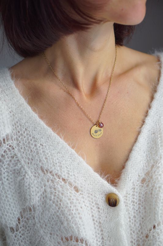 🌹 Collier Maman Personnalisé « Les roses de Maman»