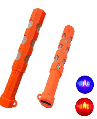 NEW Red Blue Rechargeable Traffic Wand
