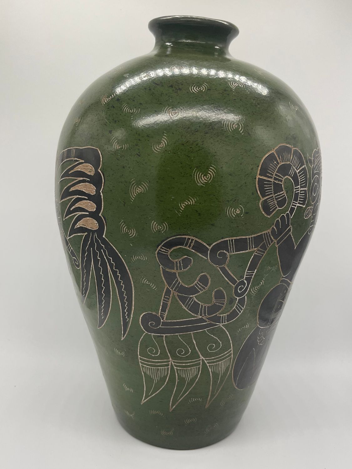 Yalila Ocoh Hand Carved Vase