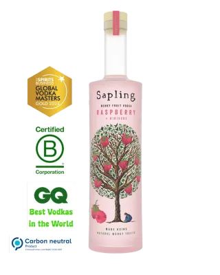 Sapling Raspberry-Hibiscus Vodka -bio