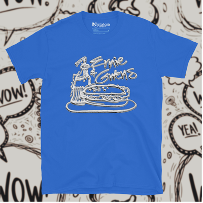 100% Cotton Blue Unisex Softstyle T-Shirt for Ernie &amp; Gwens