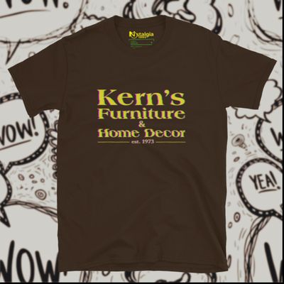 100% Cotton Chocolate Unisex Softstyle T-Shirt for Kern&#39;s