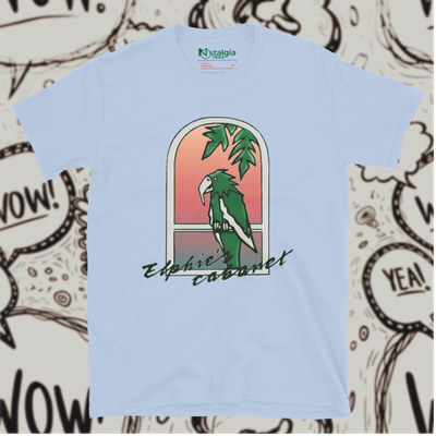 100% Cotton Baby Blue Unisex Softstyle T-Shirt for Elphie's Cabaret